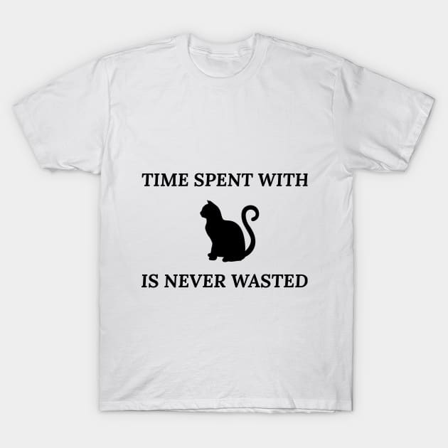 Time Spent With CATS Is Never Wasted T-Shirt by innerflames